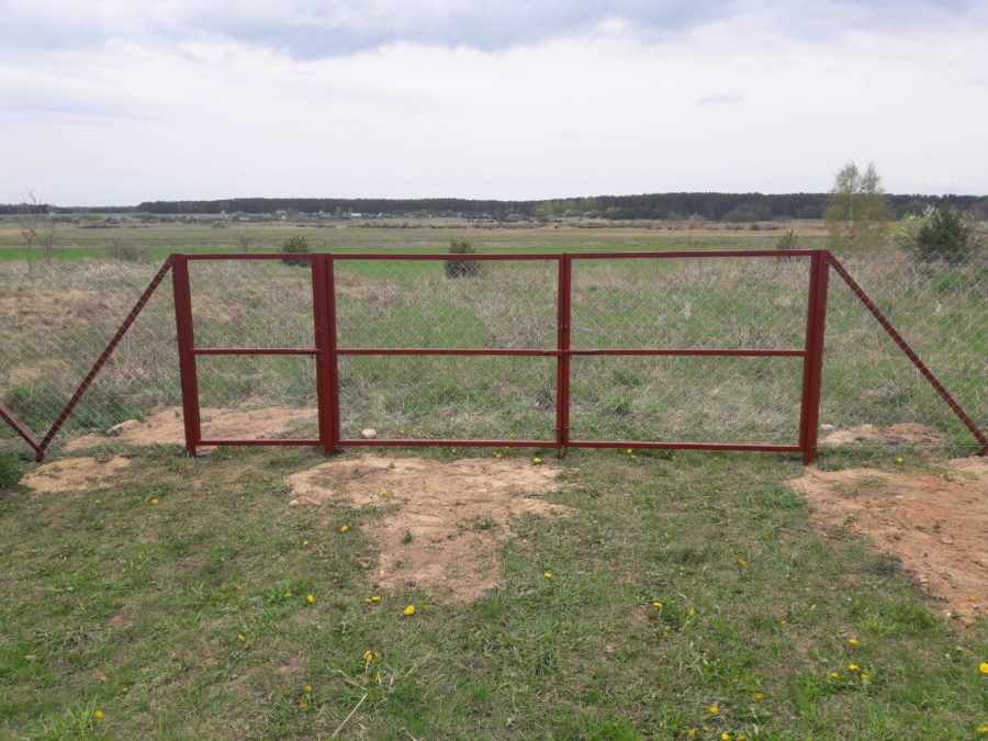 Забор из сетки рабицы 280м с воротами и калиткой фото6 в Кишиневе