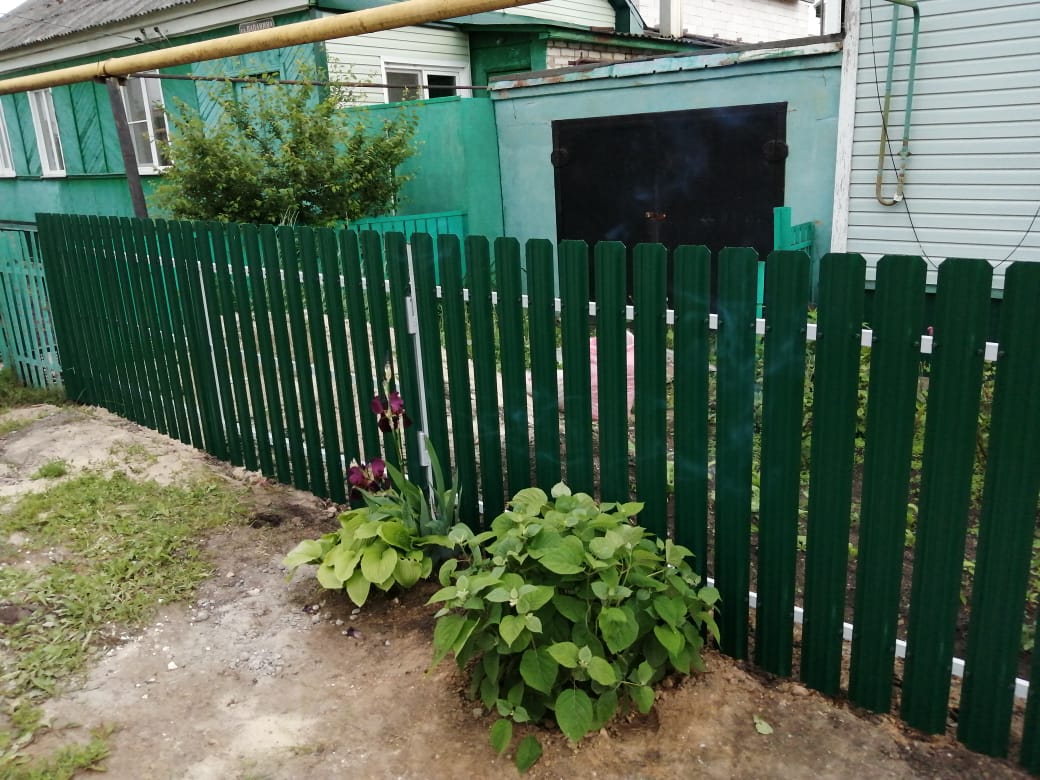 Комбинированный забор 25м штакетник и профлист, ворота, калитка фото8 в Кишиневе