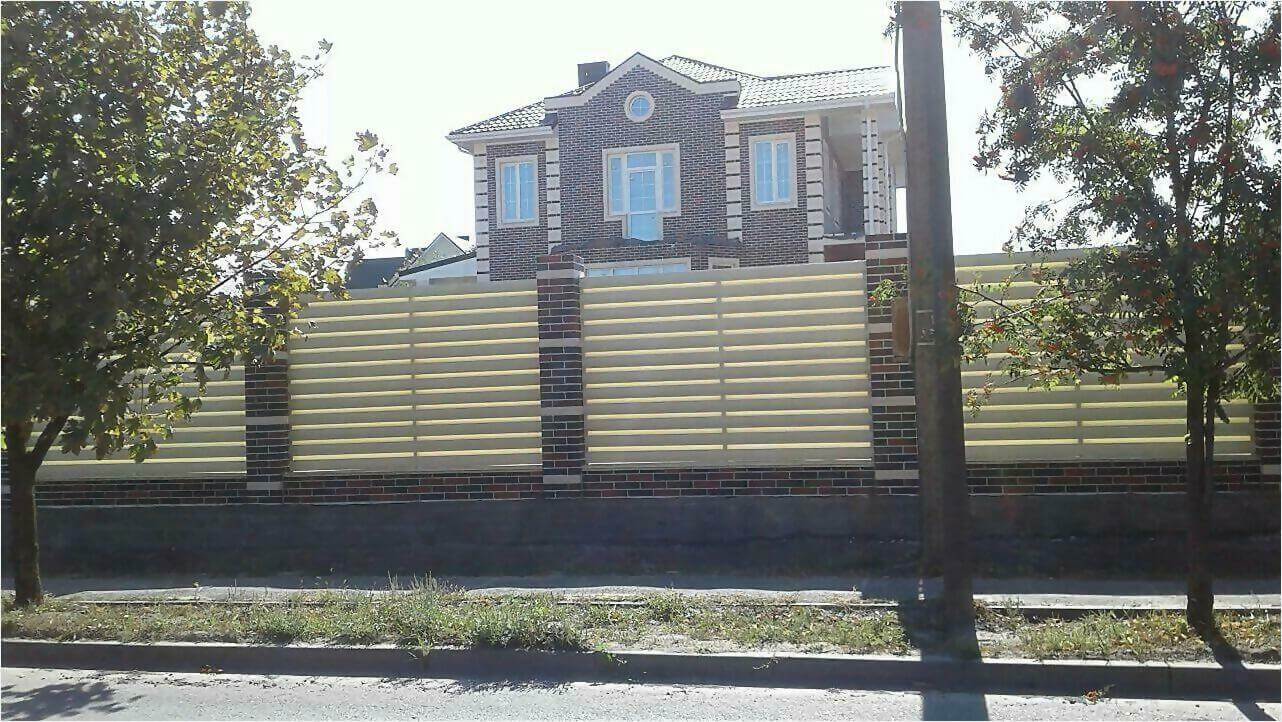 Забор из штакетника 115м фото2 в Кишиневе