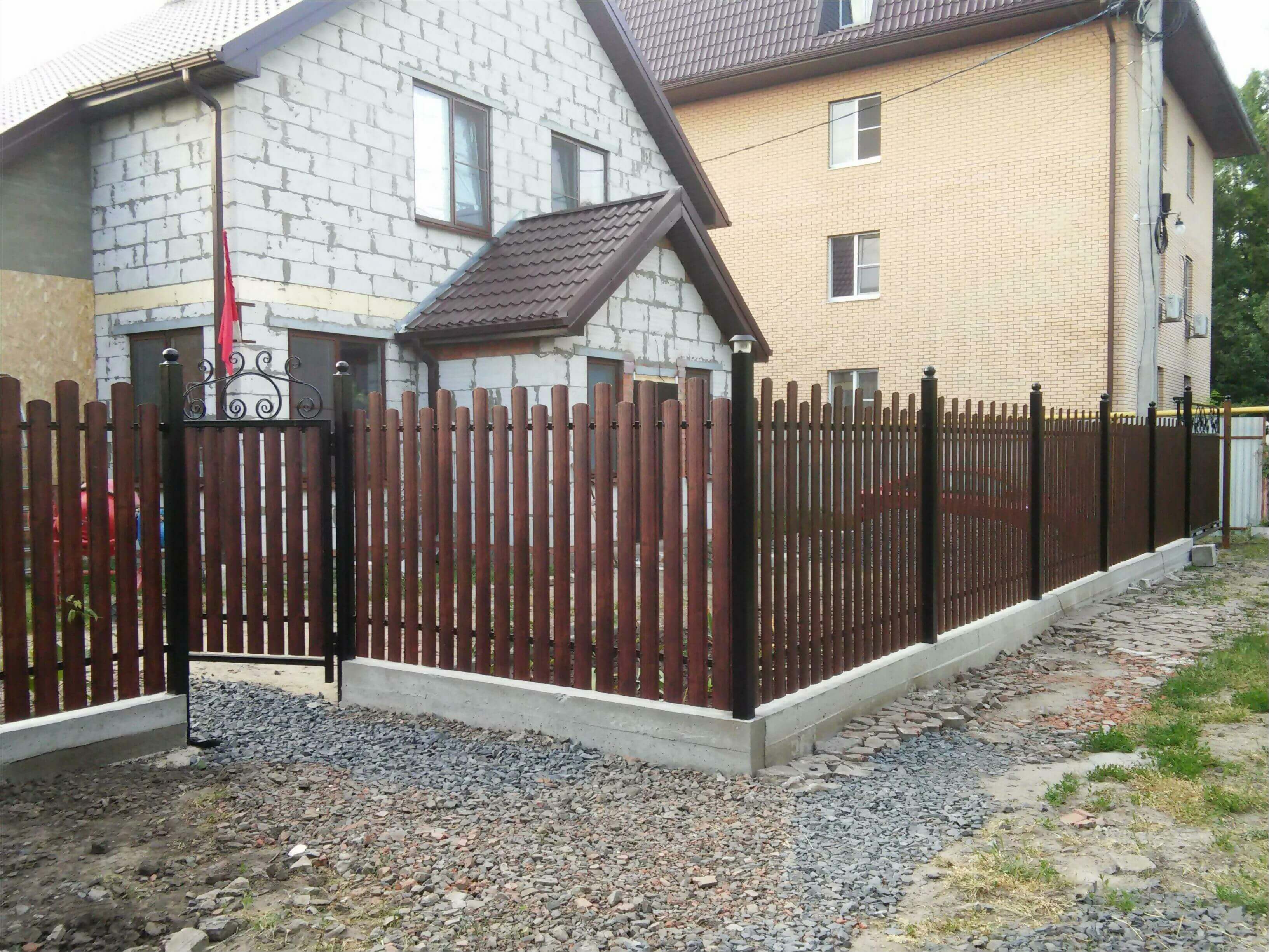 Забор из штакетника 90м фото5 в Кишиневе