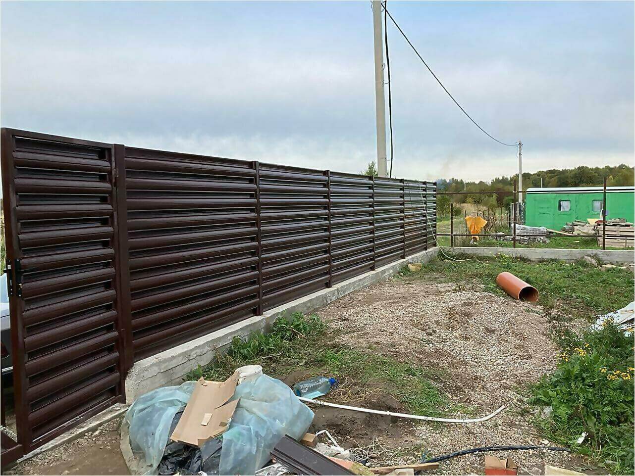 Забор из штакетника 85м фото6 в Кишиневе