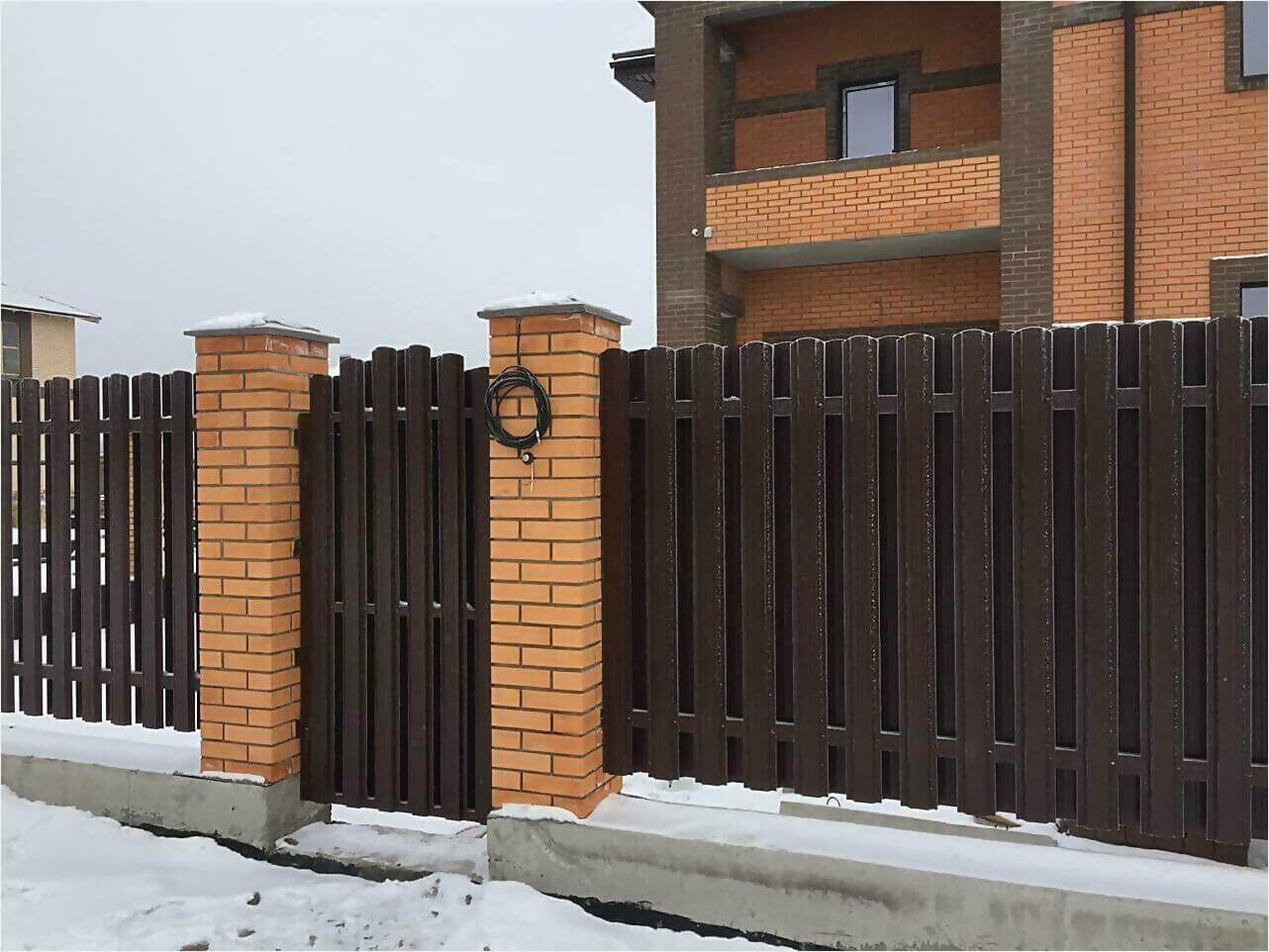 Забор из штакетника 95м фото2 в Кишиневе