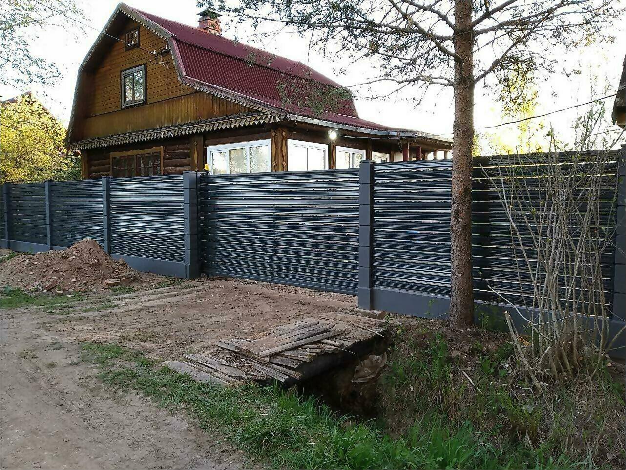 забор-ранчо из штакетника 75м фото4 в Кишиневе