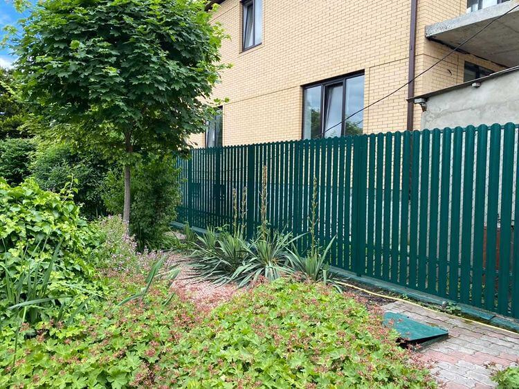 Забор из штакетника 60м Зеленый Мох фото1 в Кишиневе