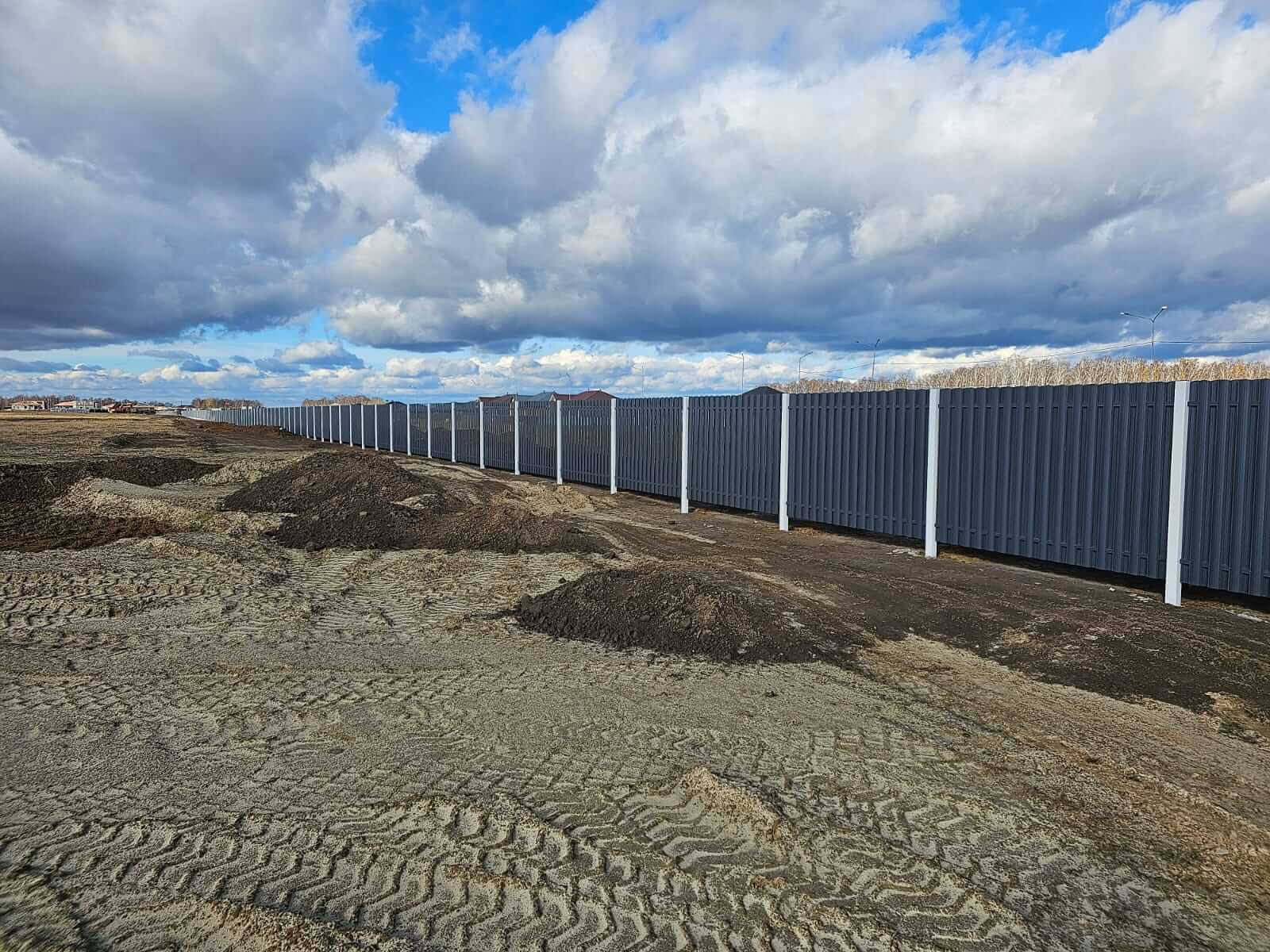 Забор из евроштакетника 234м RAL7024/7024 Серый Графит двусторонний фото 8 в Кишиневе