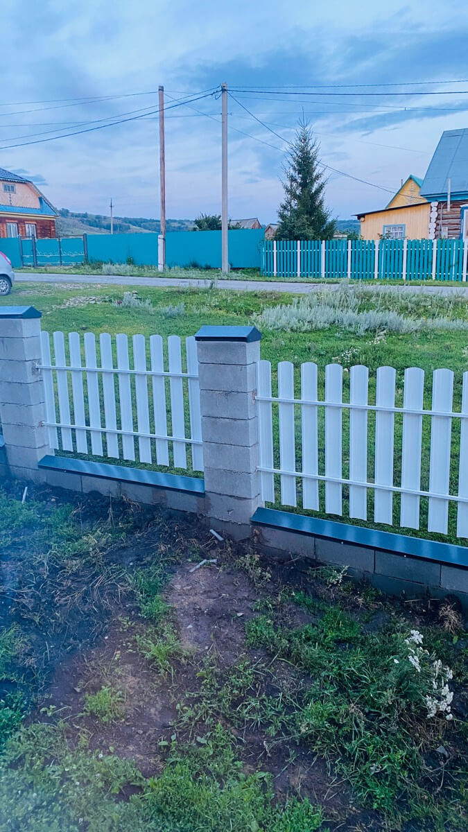 Забор из евроштакетника 16м RAL9003/9003 Белый двусторонний фото 6 в Кишиневе