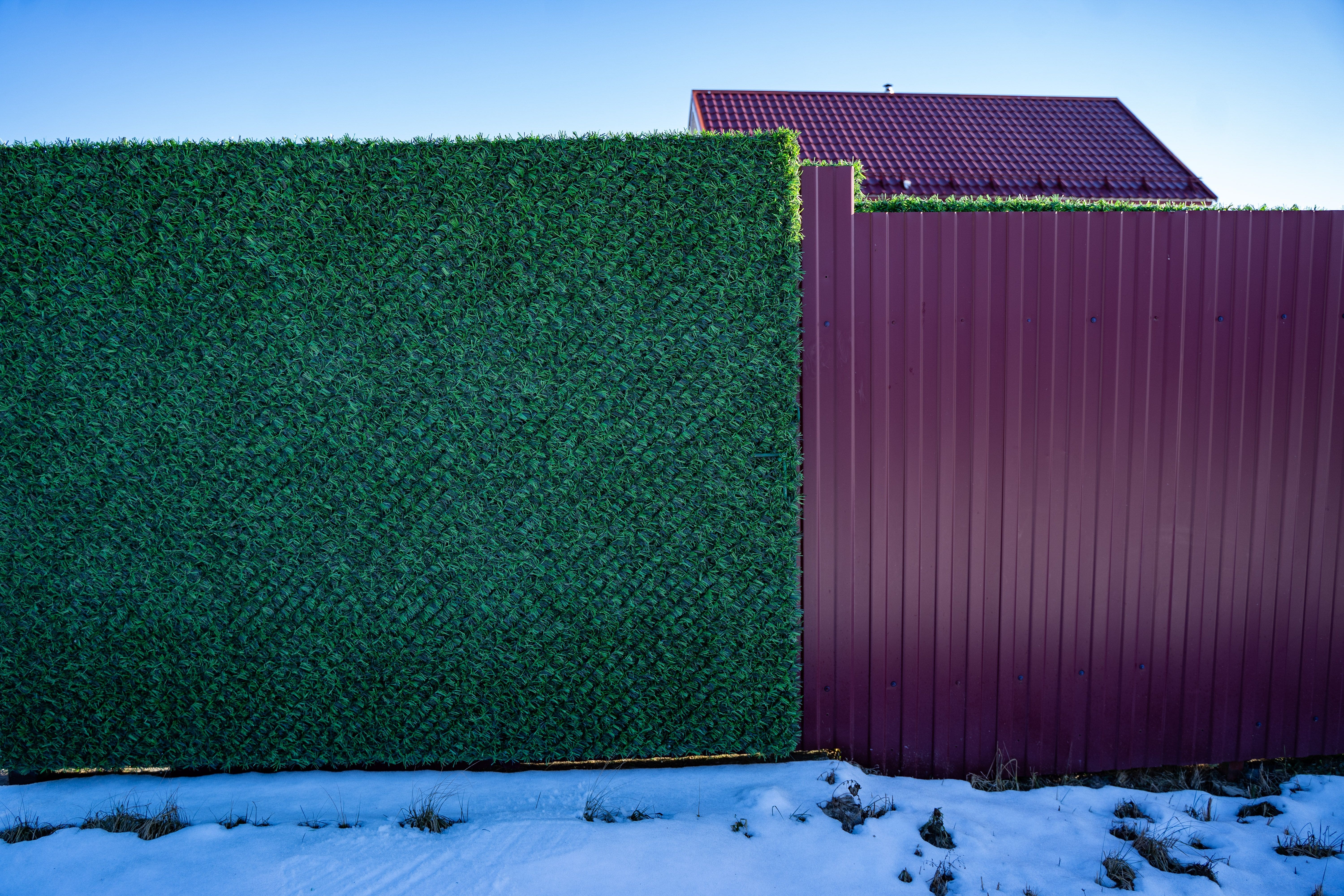 Вечнозеленый забор Grass Fence рулон 2м фото 2 в Кишиневе