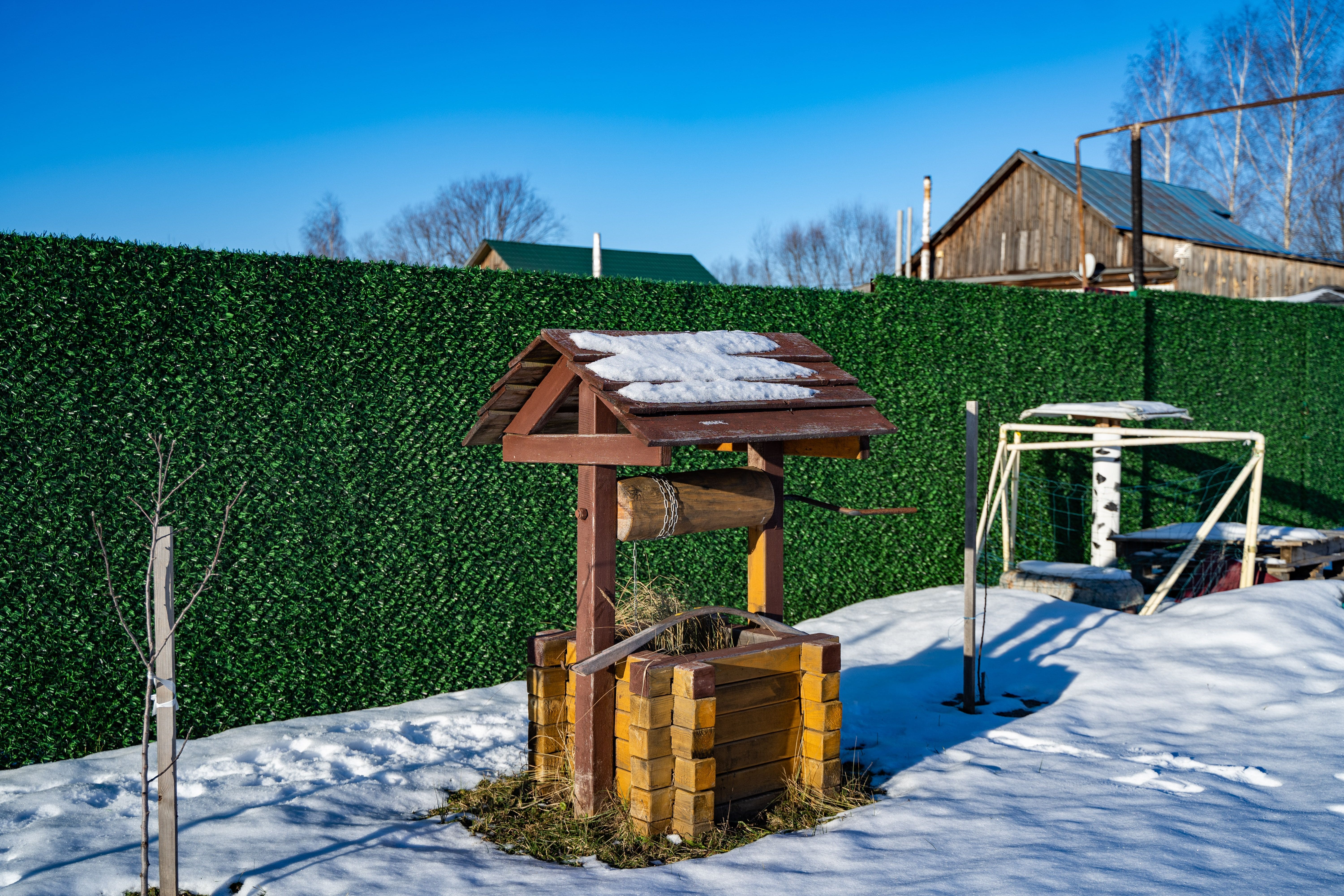 Вечнозеленый забор Grass Fence рулон 2м фото 7 в Кишиневе